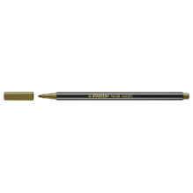 STABILO Pen 68 Metallic Fibre-Tip Pen - Gold - 1 Pen