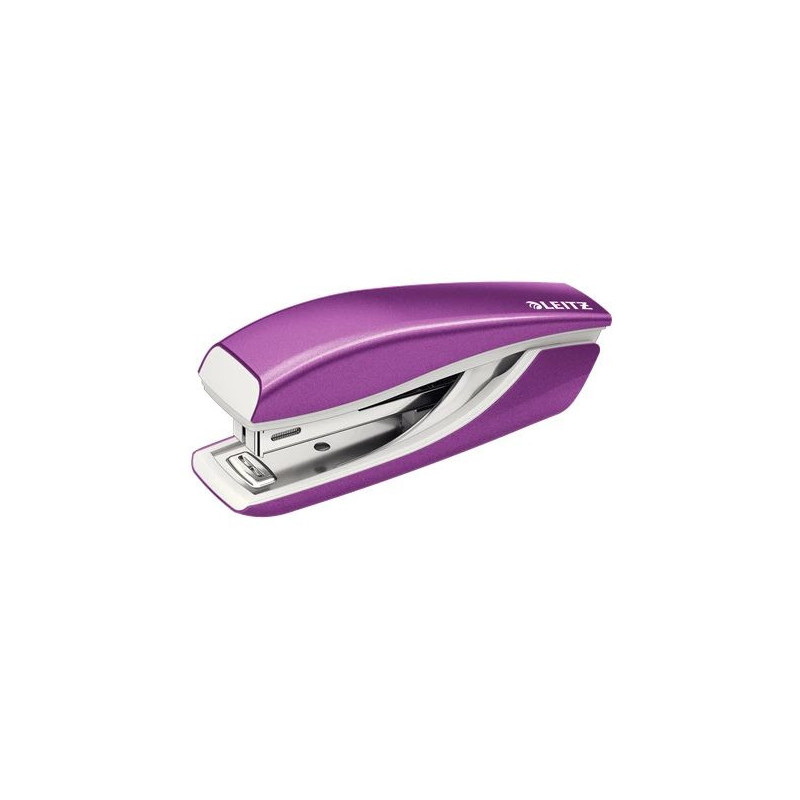 Leitz NeXXt WOW metāla mini skavotājs, 10 loksnes, violets, P2, metāls, plastmasa, 80 g / m², 3.5 cm
