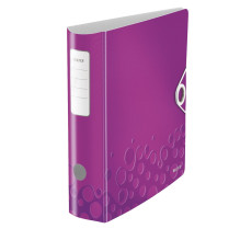 Leitz Lever Arch File Active PP WOW A4 / 80mm, A4, Polifoams, Violeta, 500 lapas, 80 g / m², 8.2 cm