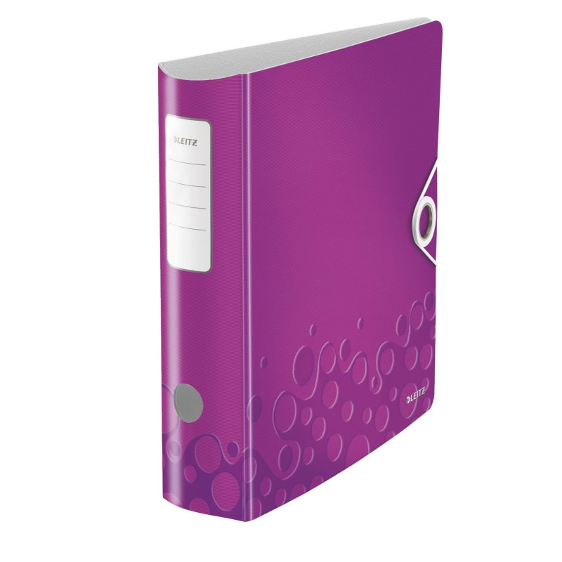 Leitz Lever Arch File Active PP WOW A4 / 80mm, A4, Polifoams, Violeta, 500 lapas, 80 g / m², 8.2 cm