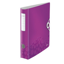 Leitz Lever Arch File Active PP WOW A4 / 65mm, A4, Poliputeklis, Violeta, 350 lapas, 80 g / m², 6.5 cm