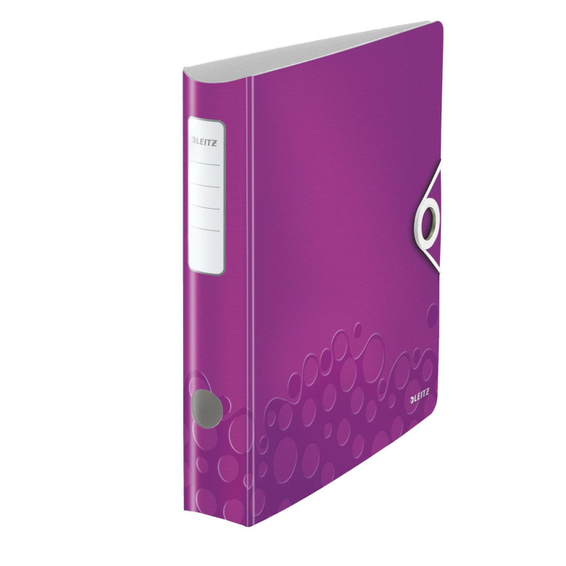 Leitz Lever Arch File Active PP WOW A4 / 65mm, A4, Poliputeklis, Violeta, 350 lapas, 80 g / m², 6.5 cm