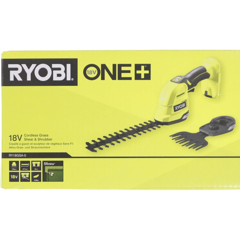 18V ONE+ bezvadu 2-in-1 zāles un krūmu šķēres (bez akumulatora)