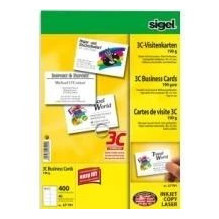 Vizītkartes Sigel LP791 400...