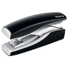 Leitz Softpress Flat Clinch skavotājs, 30 loksnes, melns