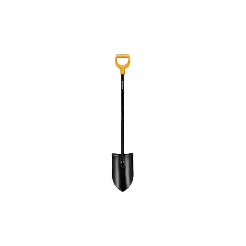 FISKARS SOLID+ XL Sharp Lāpsta ar garu tērauda kātu, bora tērauda asmeni, D-veida rokturi, 1250 mm