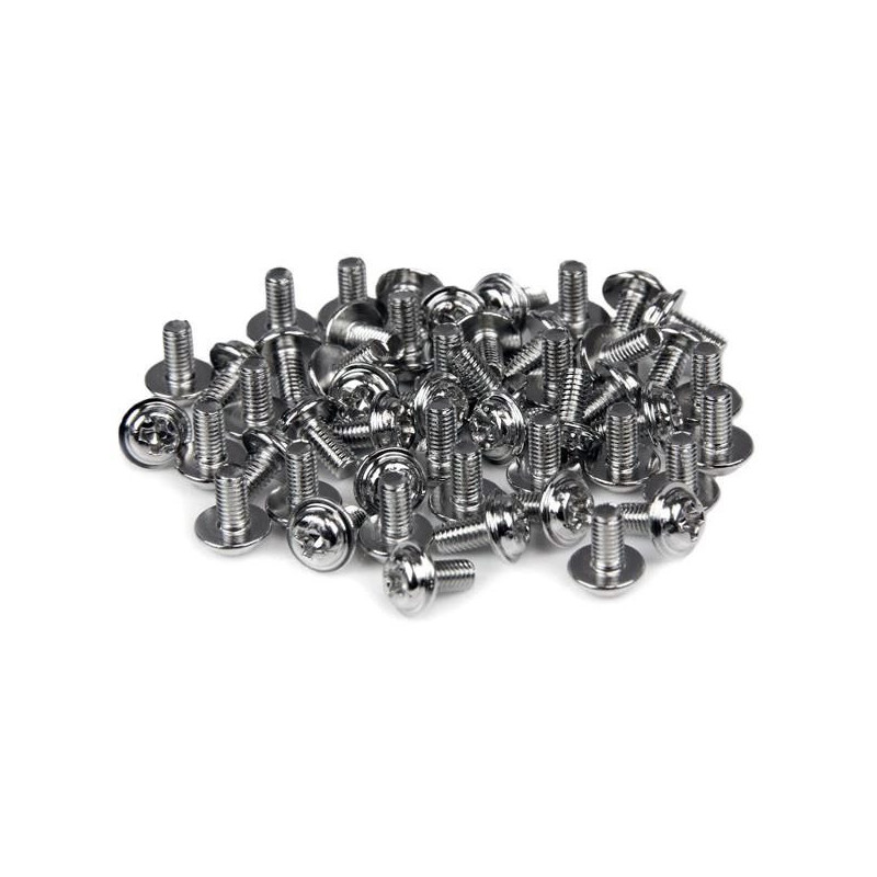 StarTech.com Computer Mounting Screws M3 x 1/4 inch Long Standoffs - 50 Pack