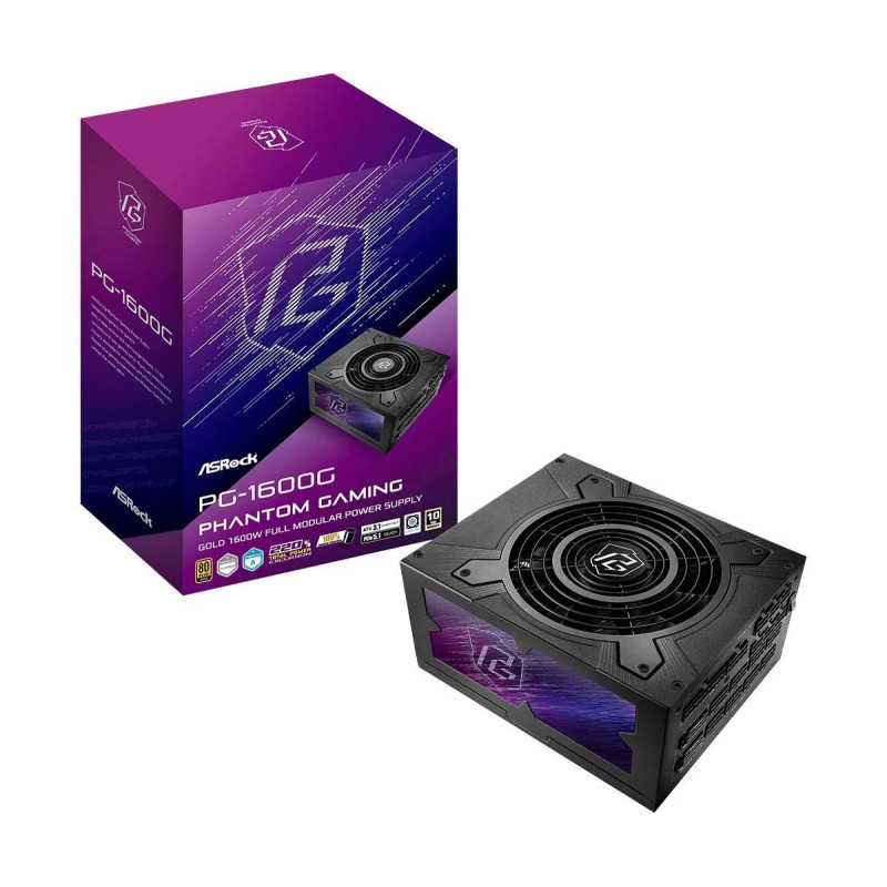 ASROCK Phantom Gaming PG-1600G power supply 1600W 80+ Gold black ATX
