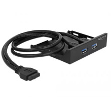 DeLOCK 63994 Melns 3.5 inch...