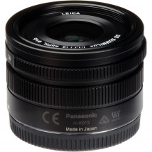 Panasonic LEICA DG SUMMILUX 15mm / F1.7 ASPH. (H-X015E-K) Black