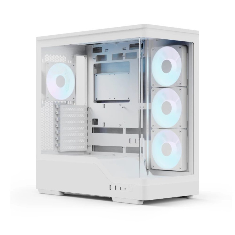 PC case AEROCOOL Geh Midi P500A White — mid-tower ATX, white