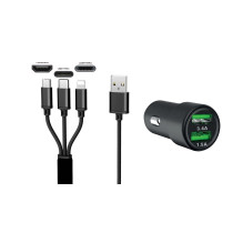 IWH Dual USB Auto Lādētājs...