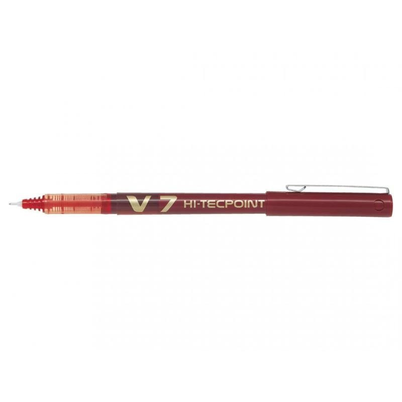 Pilot V7 sarkanā lodīšu pildspalva (BX-V7-R)