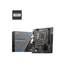Pagrindinė plokštė MSI PRO H610M-G — Intel H610, LGA 1700, „micro ATX“, DDR5, 2 DIMM, iki 96 GB, M.2, SATA III, HDMI 2.1