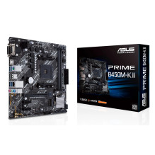 ASUS Prime B450M-K II AMD B450 Lizdas AM4 Micro ATX