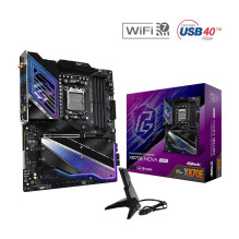 Pagrindinė plokštė ASRock X870 NOVA WIFI — AMD X870, lizdas AM5, ATX, 4× DIMM DDR5, 256GB, Wi-Fi 7, 5GbE