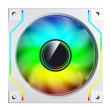 Dzesēšanas ventilators Darkflash DM20 Balts 120mm 3-pin PC korpusam un CPU dzesēšanai