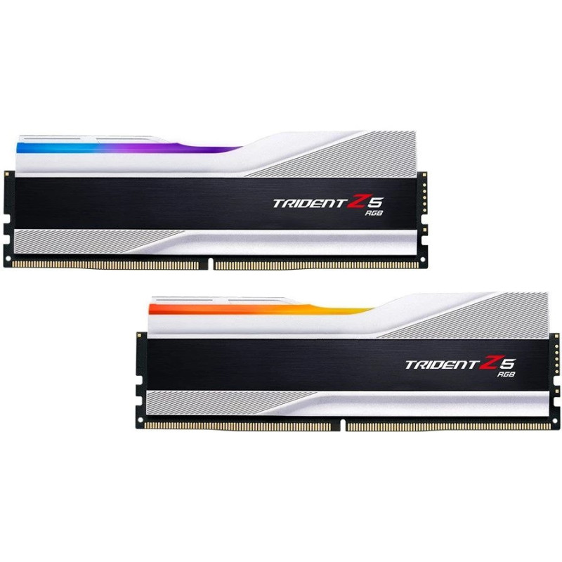 DIMM 32 GB DDR5-6000 (2x 16 GB) Dual-Kit, Arbeitsspeicher sidabras, F5-6000J3636F16GX2-TZ5RS, Trident Z5 RGB, INTEL XMP