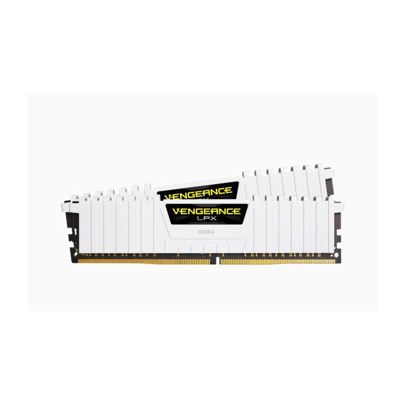 CORSAIR Vengeance LPX 32GB (2 x 16GB) DDR4 3200MHz C16 atminties rinkinys – baltas