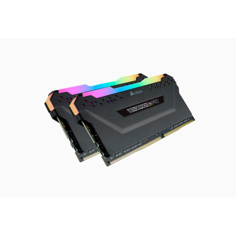 CORSAIR Vengeance RGB Pro 32GB (2x16GB) DDR4 3200MHz CL16 Memory Kit Black
