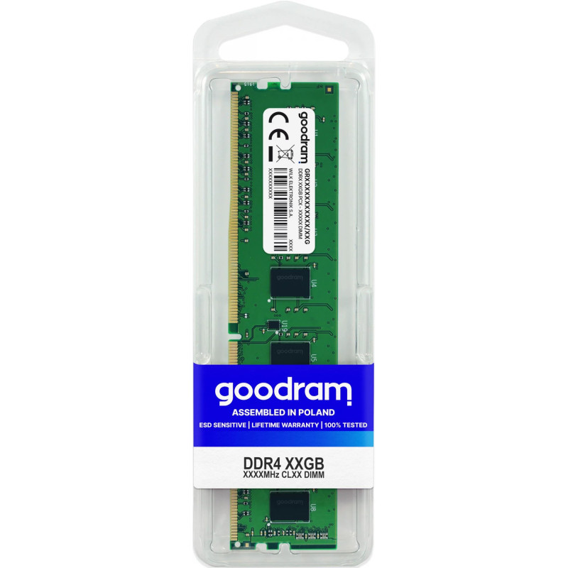 MEMORY DIMM 16GB PC25600 DDR4 / GR3200D464L22 / 16G GOODRAM