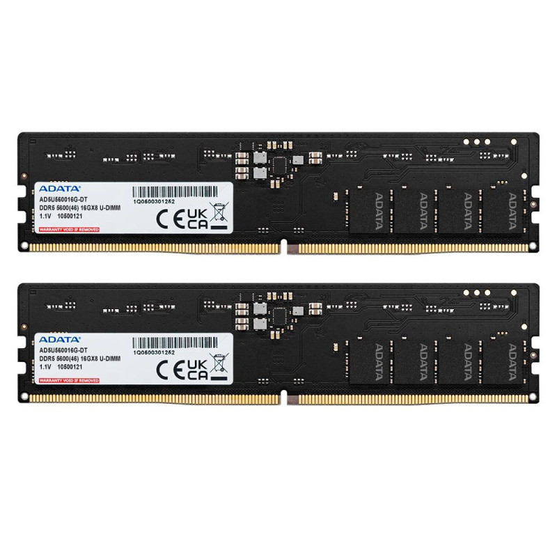 DIMM 32 GB DDR5-5600 (2x 16 GB) Dual-Kit, Arbeitsspeicher AD5U560016G-DT, Premier Tray, INTEL XMP