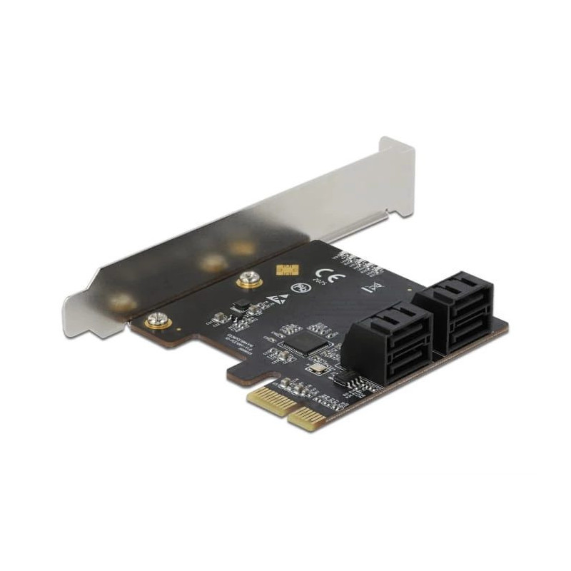 SATA PCI Express x1 plokštė DeLOCK 90010 žemo profilio formos koeficientas
