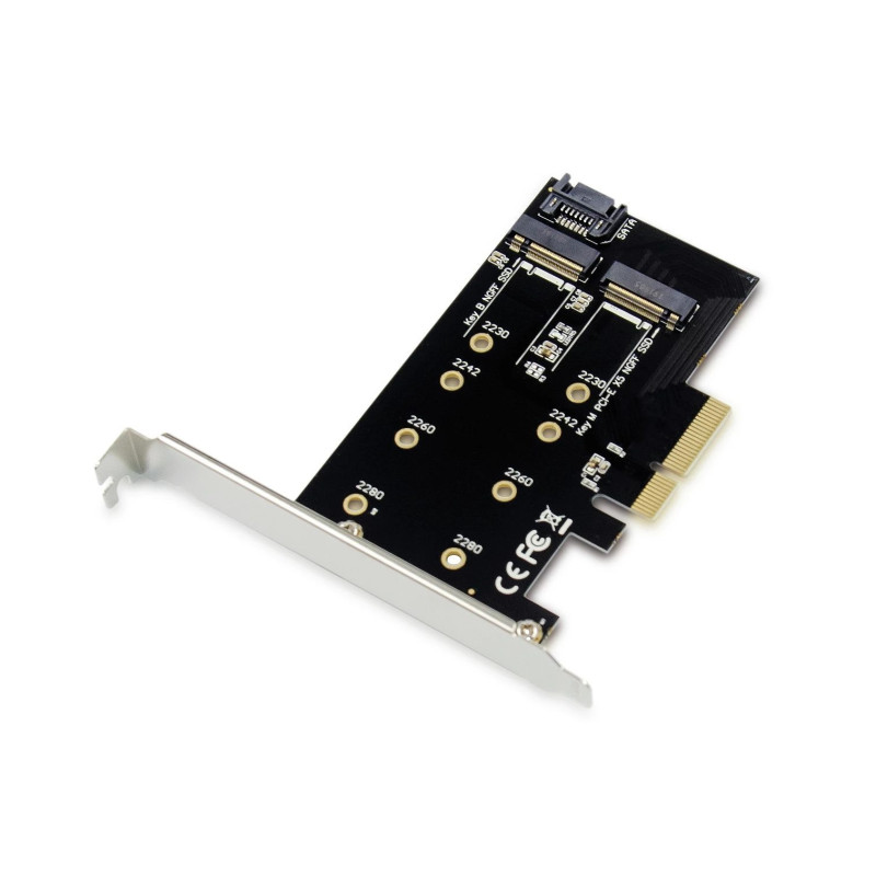 Conceptronic EMRICK 2-in-1 M.2 SSD PCIe Adapter NVMe un SATA