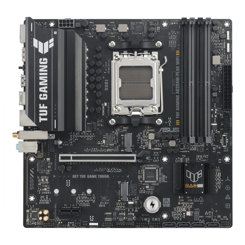 Motherboard ASUS TUF GAMING A620AM-PLUS WIFI, A620, Socket AM5, micro ATX
