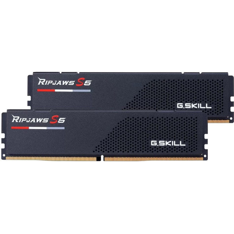 DIMM 96 GB DDR5-5600 (2x 48 GB) Dual Kit, black memory, F5-5600J4040D48GX2-RS5K, Ripjaws S5, INTEL XMP
