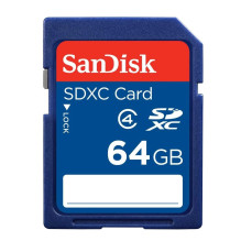 WESTERN DIGITAL SanDisk SDXC karte Class4 64GB