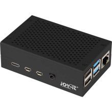 Aluminum Body Raspberry Pi 4B JYT RB-AlucaseP4+01B, Black
