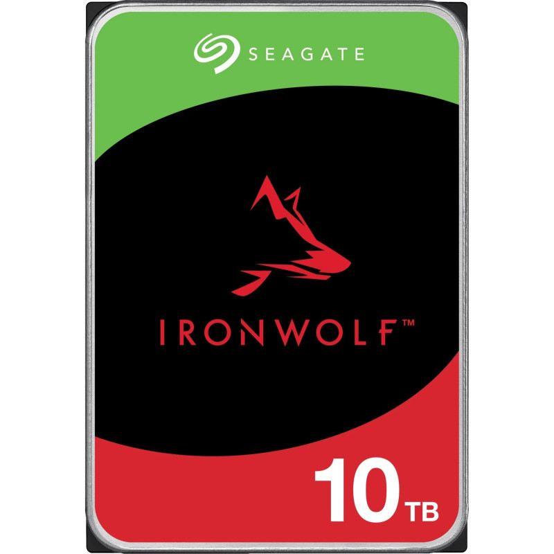 Seagate IronWolf ST10000VN000 Internal Hard Drive 10 TB 7200 RPM 256 MB 3.5 Inch Serial ATA III