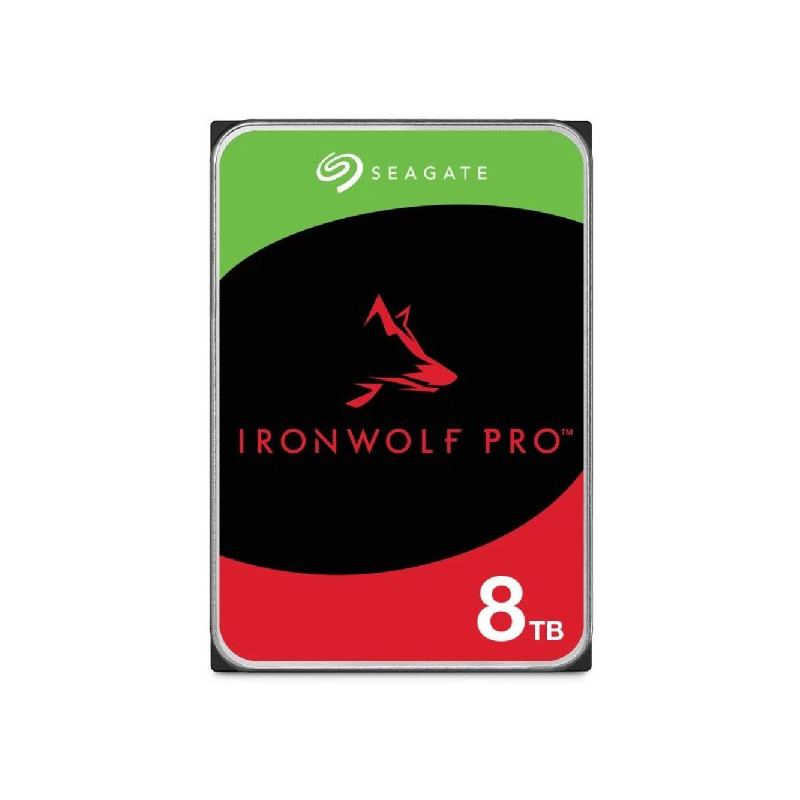 Seagate IronWolf Pro ST8000NT001 Internal Hard Drive 8 TB 7200 RPM 256 MB 3.5 Inch Serial ATA III