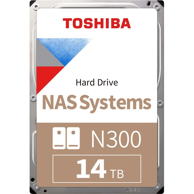 HDD Toshiba N300 14 TB 3.5 inch Serial ATA III 7200 RPM