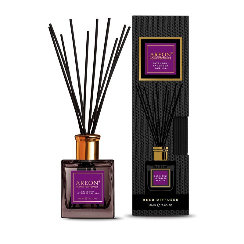 Home scent Areon Black Patchouly levander vanilla, 150 ml