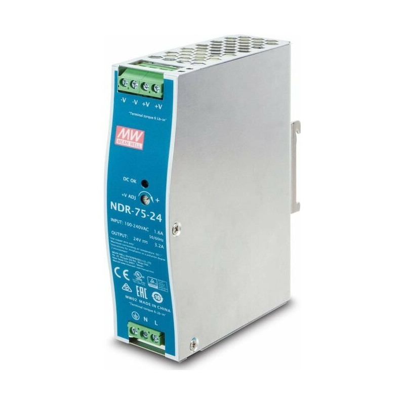 PLANET DIN rail power supply (PWR-75-24) 75 watts, 24V