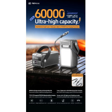 Išorinė baterija Power Bank Remax FP-33 100W 60000mAh pilka