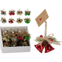 Christmas Tree toy Bell, various colours, 8 cm Christmas Tree toy Bell, various colours, 8 cm