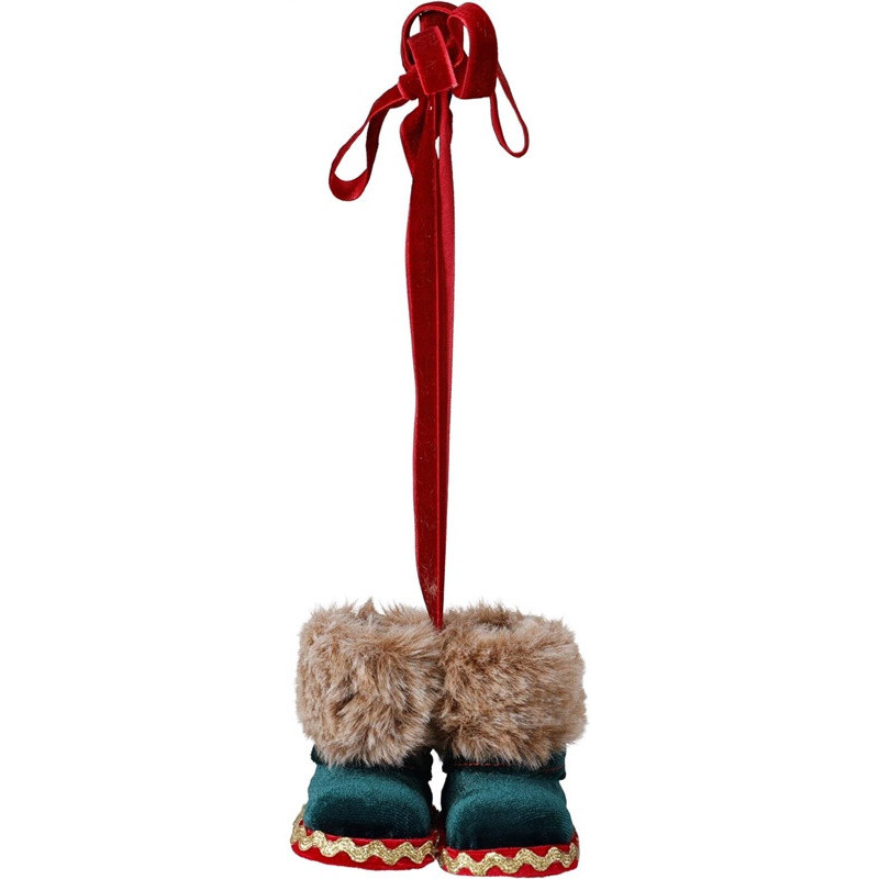 Christmas Tree toy Boots, various colours, poliester