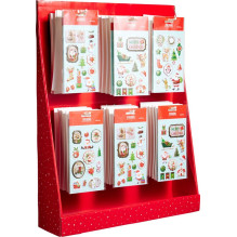 Christmas stickers 3D, 10 x...