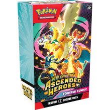 Trading Card Game - Pokémon TCG Mega Evolution Ascended Heroes Booster Bundle 6 Packs + Energy Cards Trading Card Game - Pokémon TCG Mega Evolution Ascended Heroes Booster Bundle 6 Packs + Energy Cards