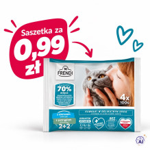 FRENDI Cod and trout in sauce box - wet cat food - 4x100g FRENDI Cod and trout in sauce box - wet cat food - 4x100g