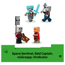LEGO Minecraft Plėšikų užkampis ir plėšikas LEGO Minecraft Plėšikų užkampis ir plėšikas