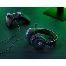 Ausinės - SteelSeries Arctis Nova 1X juoda, žalia Ausinės - SteelSeries Arctis Nova 1X juoda, žalia