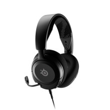 Žaidimų ausinės - SteelSeries Arctis Nova 1 atnaujintos juodos