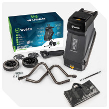Sodo smulkintuvas - WUBER W94205 2 500 W 45 l juodas, mėlynas Sodo smulkintuvas - WUBER W94205 2 500 W 45 l juodas, mėlynas