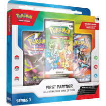 Kolekcionuojamų kortelių kolekcija - Pokémon First Partner Illustration Collection 3 serija 2026 Kolekcionuojamų kortelių kolekcija - Pokémon First Partner Illustration Collection 3 serija 2026