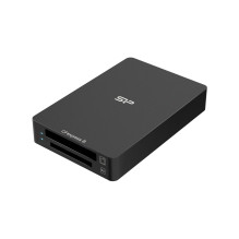 Atminties kortelių skaitytuvas - Silicon Power CreatePro BS10 CFexpress Type B ir SD 4.0, 10 Gbps, juodas