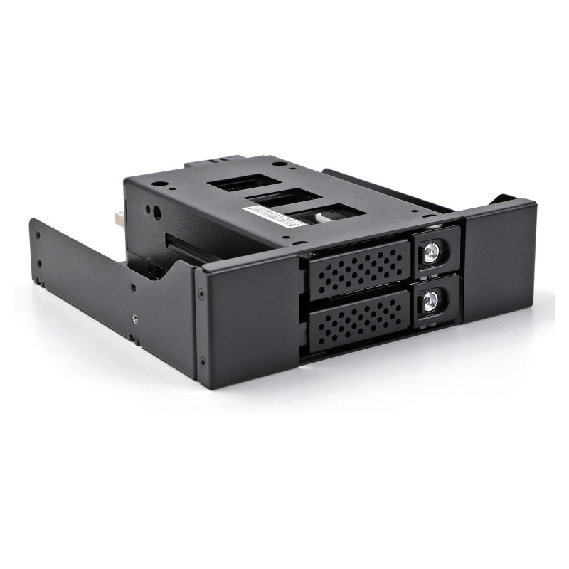 Slim Bay hot-swap bay for 2 x 2.5" U.2 NVMe SSDs with 5.25" frame